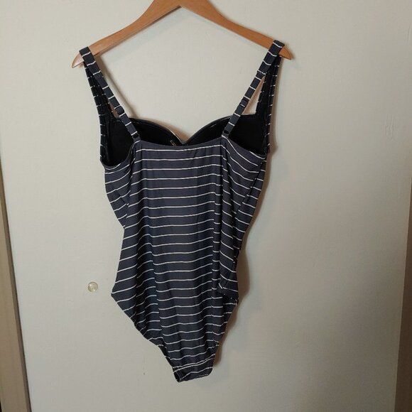 Nip Tuck Swimsuit Bond-Eye Australia Grey Stripe - Picture 3 of 8